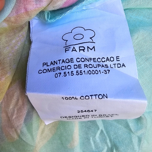 FARM Rio Anthropology Xs Blouse Floral - Picture 3 of 4